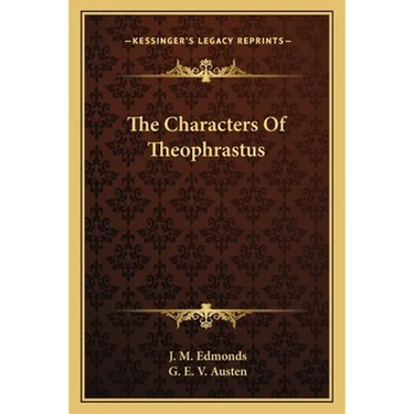 The Characters Of Theophrastus