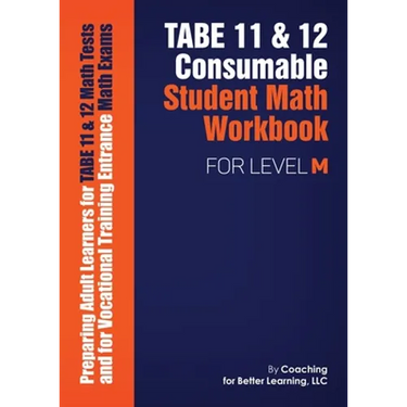 TABE 11 and 12 Consumable Student Math Workbook for Level M