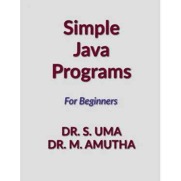 Simple Java Programs
