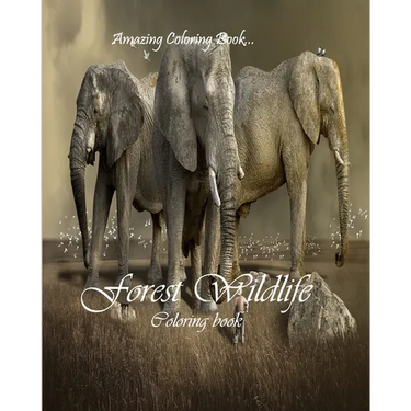 Forest Wildlife: Wildlife Coloring Book