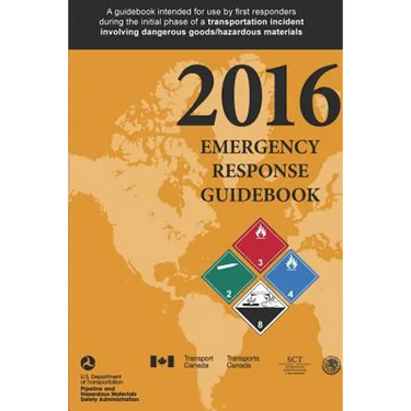 Emergency Response Guidebook 2016