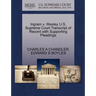 Ingram V. Wesley U.S. Supreme Court Transcript of Record with Supporting Pleadings