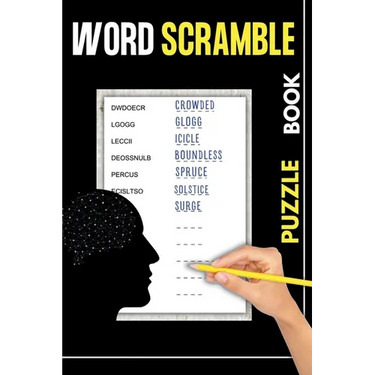 Word Scramble Puzzle Book: Stress Relieve Activity Books for Adults and Seniors 1200+ Words