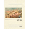 Vintage Lined Notebook Conch Shell Greetings from Carpinteria