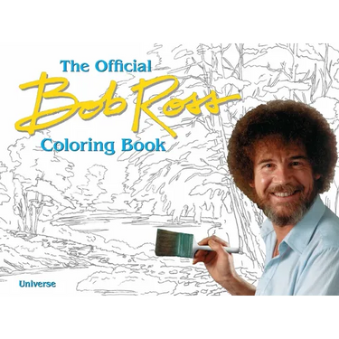 The Bob Ross Coloring Book