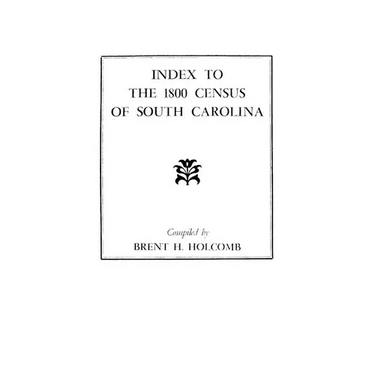 Index to the 1800 Census of South Carolina