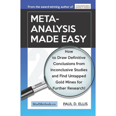 Meta-Analysis Made Easy: How to Draw Definitive Conclusions from Inconclusive Studies and Find Untapped Opportunities for Further Research!