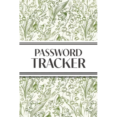 Password Tracker (Lily of the Valley): 6"x9" Alphabetical Password Logbook for Easy Organization