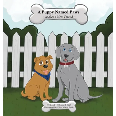 A Puppy Named Paws Makes a New Friend