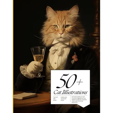 50+ Cat Illustrations Purr-fectly Illustrated: A Visual Feast for Cat Lovers - Artistry, Elegance, and Endless Charm