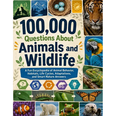 100,000 Questions About Animals and Wildlife: A Fun Encyclopedia of Animal Behavior, Habitats, Life Cycles, Adaptations, and Smart Nature Answers