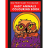 Big Print Baby Animals Colouring Book: Fun colouring with jokes for every animal