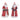Hooded Terracotta Santa Figurine (Set of 2)