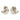 Glittered Winter Bird with Hat (Set of 4)