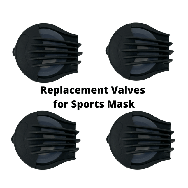 Replacement Discharge Valves for Sports Mask - Set of 4 by Jupiter Gear