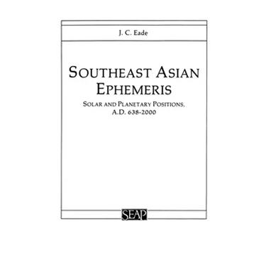 Southeast Asian Ephemeris