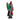 Santa with Pine Tree Ekkolight 33"H