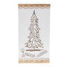 Carved Wood Pine Tree Wall Art 19"H