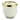 Whit Currant Scented Soy Candle with Pressed Floral Lid 4.25"D