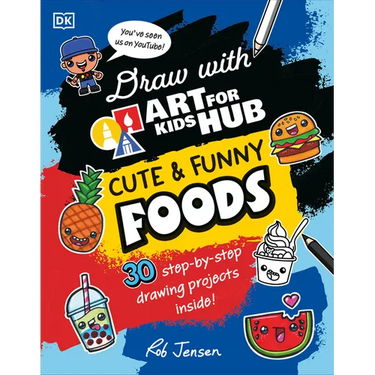 Draw with Art for Kids Hub Cute and Funny Foods