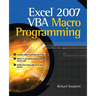 Excel 2007 VBA Macro Programming