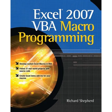 Excel 2007 VBA Macro Programming