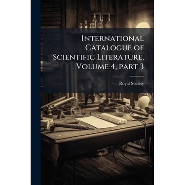 International Catalogue of Scientific Literature, Volume 4, part 3