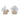 Porcelain Mushroom Decor (Set of 6)