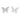 White Washed Floral Butterfly Decor (Set of 2)