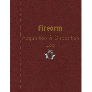 Firearm Acquisition & Disposition Log: 151 pages, 8.5" x 11"