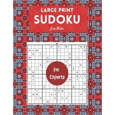 Large print Sudoku for Experts: Brain Games For Adults, 16x16 Large Print (Sudoku For Adults)
