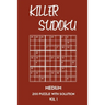 Killer Sudoku Medium 200 Puzzle WIth Solution Vol 1: 9x9, Advanced sumoku Puzzle Book, 2 puzzles per page