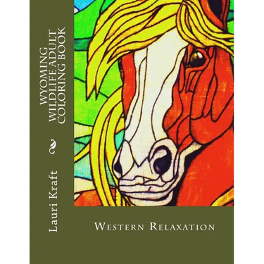 Wyoming Wildlife Adult Coloring Book: Wild-Side Meditation and Relaxation