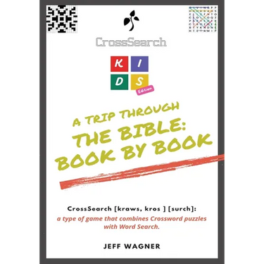 CrossSearch Puzzles: A Trip Through the Bible Book by Book: Kids Edition