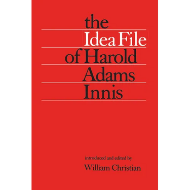 The Idea File of Harold Adams Innis