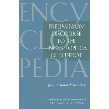 Preliminary Discourse to the Encyclopedia of Diderot