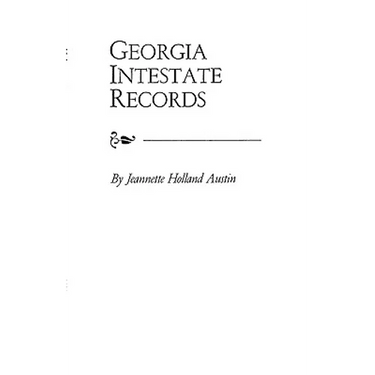 Georgia Intestate Records