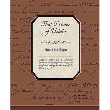 That Printer of Udell's
