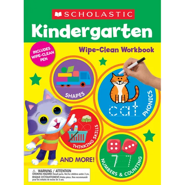 Kindergarten Wipe-Clean Workbook
