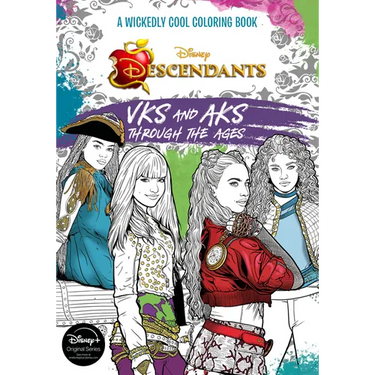 Descendants: A Wickedly Cool Coloring Book: Vks and Aks Through the Ages