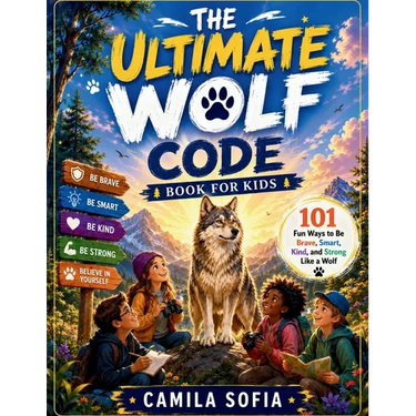 The Ultimate Wolf Code Book For Kids: 101 Fun Ways to Be Brave, Smart, Kind, and Strong Like a Wolf