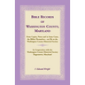 Bible Records of Washington County, Maryland