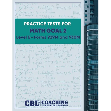 Practice Tests for CASAS Math GOAL 2 Level E, Forms 929M and 930M
