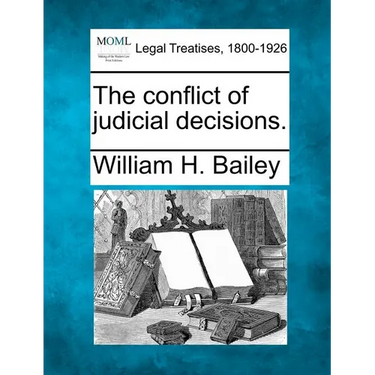 The conflict of judicial decisions.