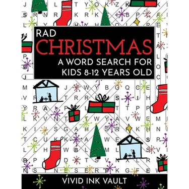 Rad Christmas - A Word Search for Kids 8-12 Years Old