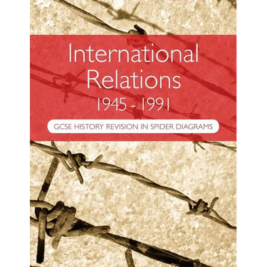 International Relations 1945-1991: GCSE History Revision in Spider Diagrams: The Cold War