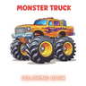 Monster Truck Coloring Book: 100+ High-Quality and Unique Coloring Pages For All Fans