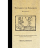 The Testament of Solomon: Recension C