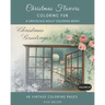 Christmas Flowers: A Grayscale Adult Coloring Book