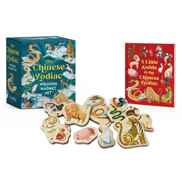 The Chinese Zodiac Wooden Magnet Set